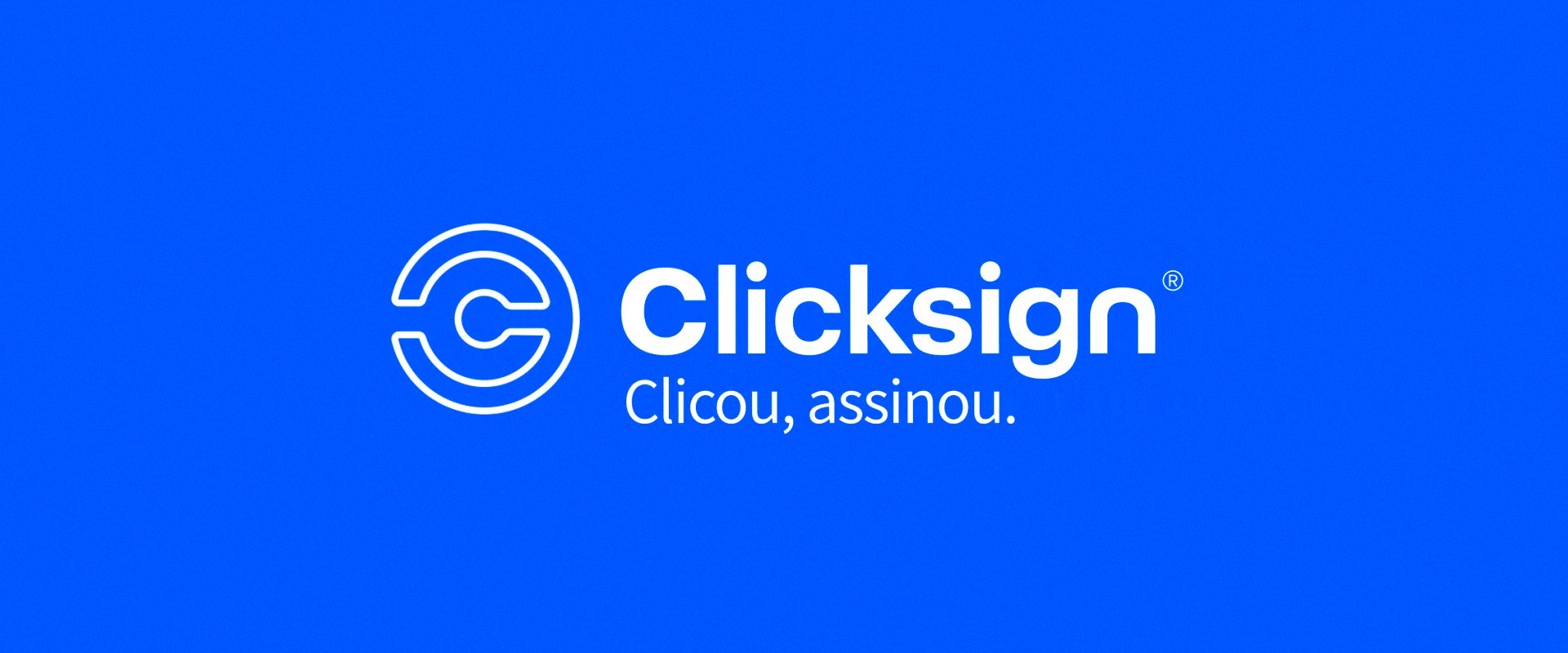 Clicksign rebrand: logo and Clicou, assinou tagline